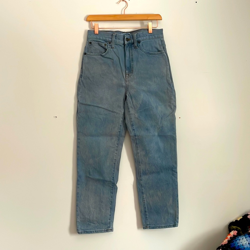 Madewell classic straight jeans